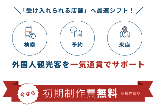 「受け入れられる店舗」へ最速シフト！外国人観光客を一気通貫でサポート